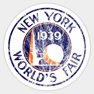 1939 World's Fair Sticker